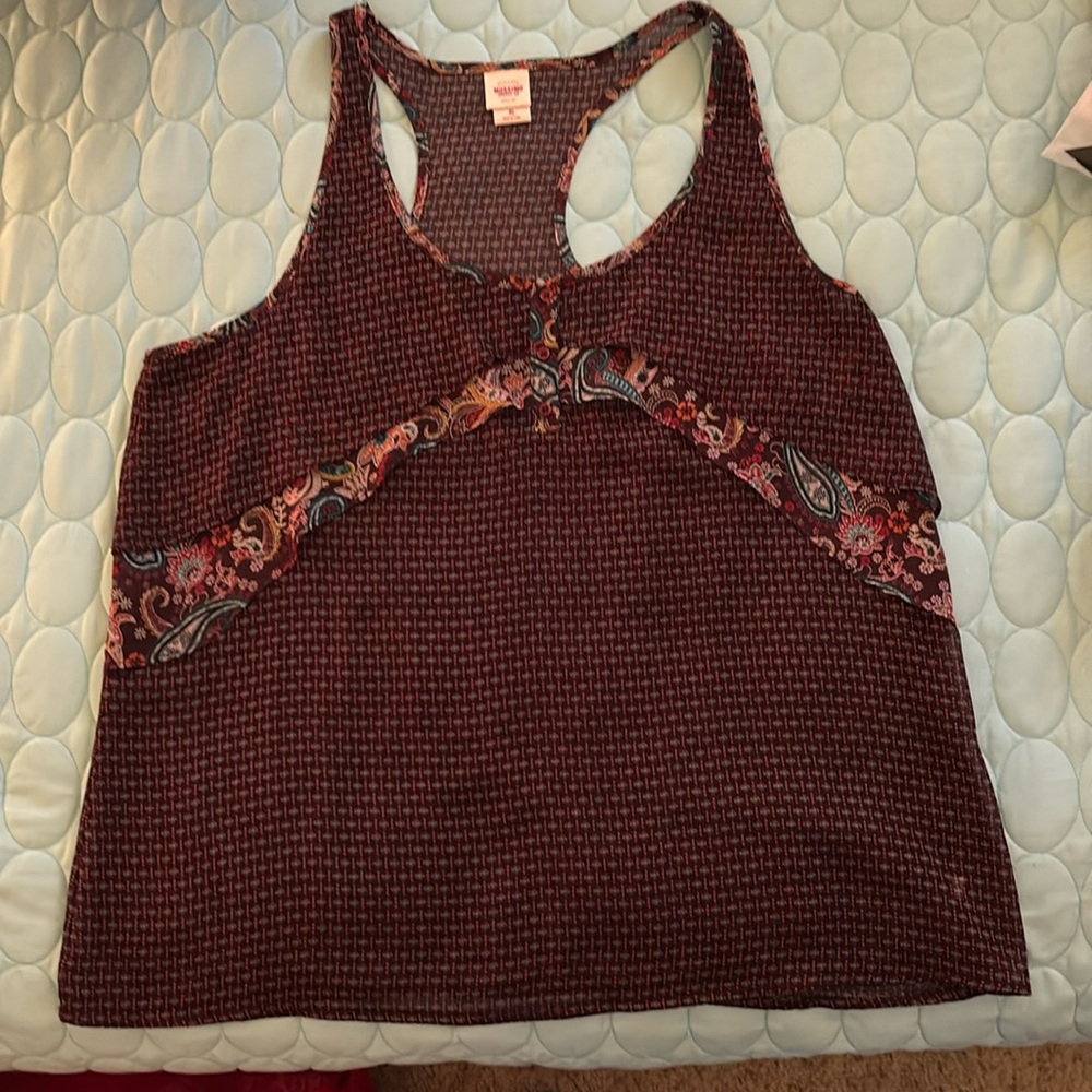 Racer back lightweight top